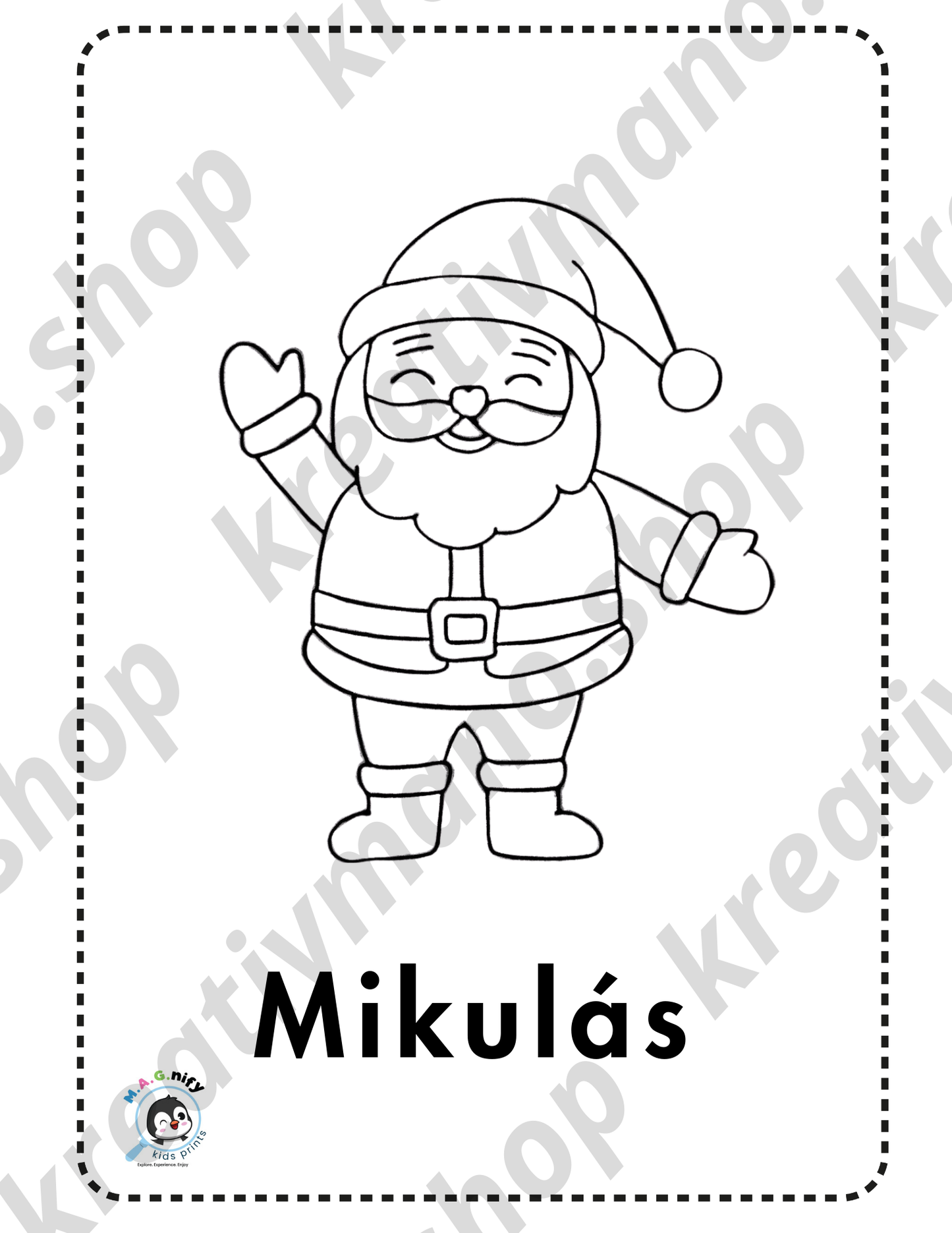 Karácsonyos foglalkoztatók és színezők és kivágható díszek kicsiknek